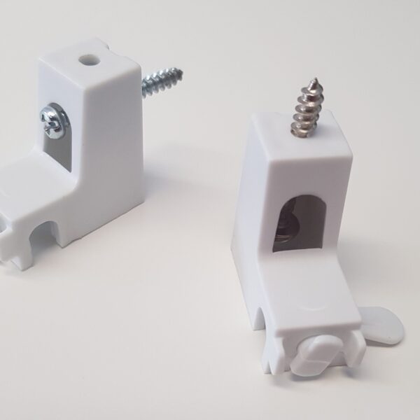 Flat Track Wall Brackets 4pk