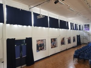 School Assembly Hall Curtains