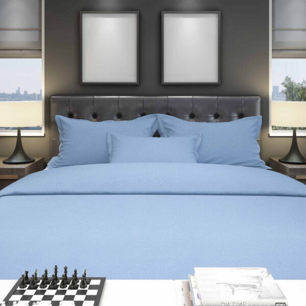 Flame Retardant Bedding Pale Blue - Bed