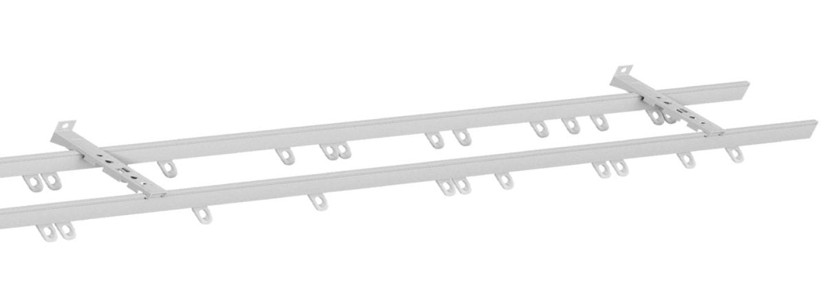 Fineline Metal Curtain Track Double